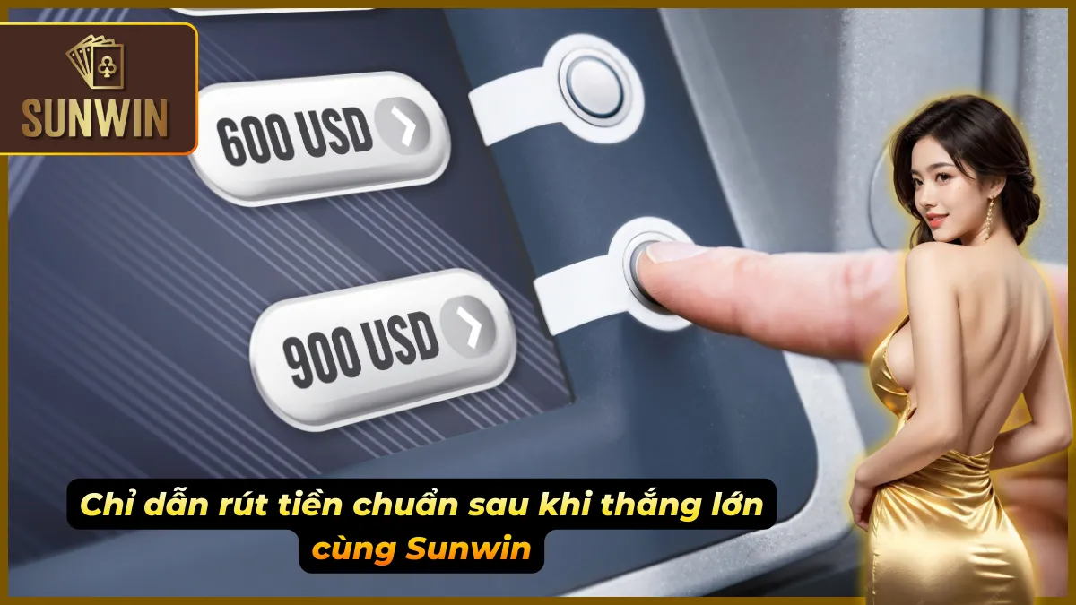 Rút tiền Sunwin – An Toàn, Nhanh Chóng Chỉ Trong Vài Bước 2 Hướng dẫn rút tiền Sunwin đúng cách sau khi nhận thưởng lớn